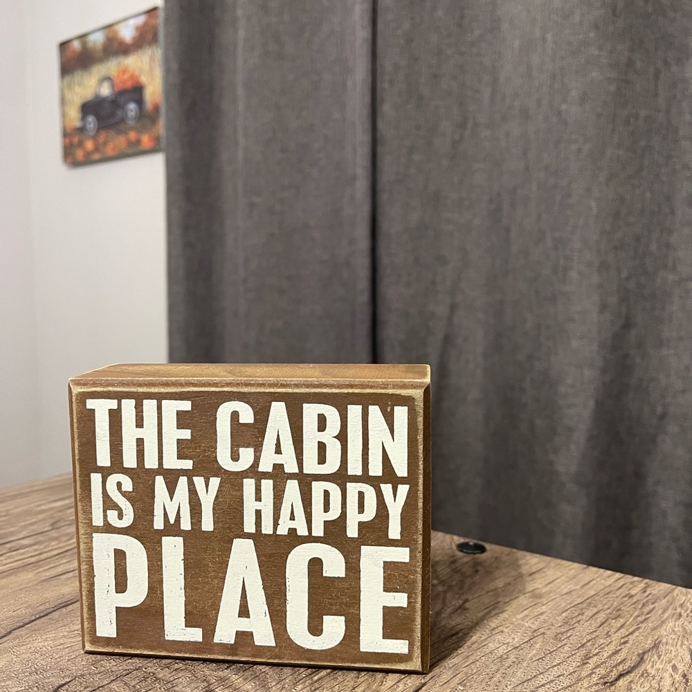 Cabin sign